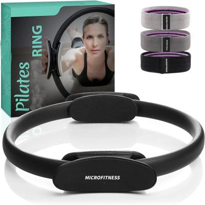 China Yoga Exercise Pilates Ring and 3 Elastic Hip Bands Resistance Bands for Exercise Gym Home Workout for sale