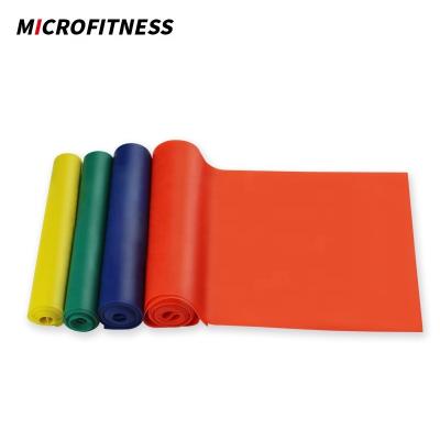 China Bodybuilding Exercise Bands Yoga Resistance Latex Stretch Band For Gym Fitness Exercise for sale