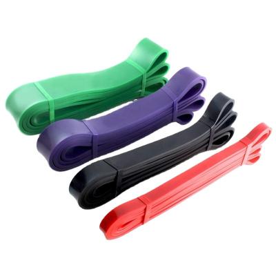 China Strength Exercise Bands Fitness Latex Yoga Resistance Pull Up Aid Power Bands for sale