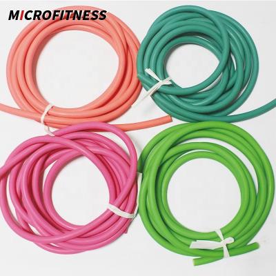 China Exercise Maker Custom High Flexible Strips Colored Latex Tube for sale