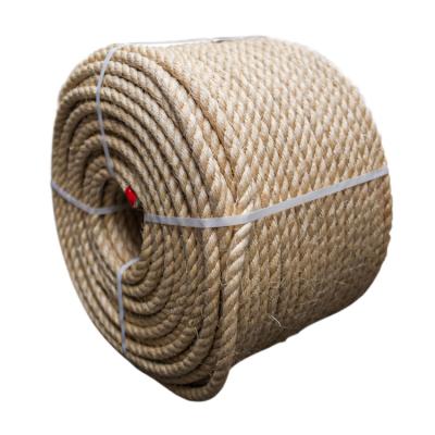 China Wholesale Fishing Net Packing 3 Strand Twisted Natural Sisal Rope For Sale for sale