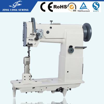 China 8365 post bed compound fodder industrial lockstitch leather maker sewing machine JL-8365-S for sale