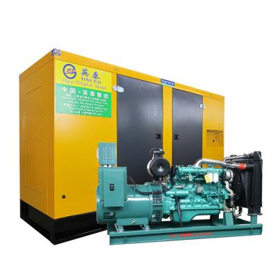 China Silent / Open Type Low Fuel Consumption 300KW Self Start Diesel Generator Generators 4D24G2/A for sale