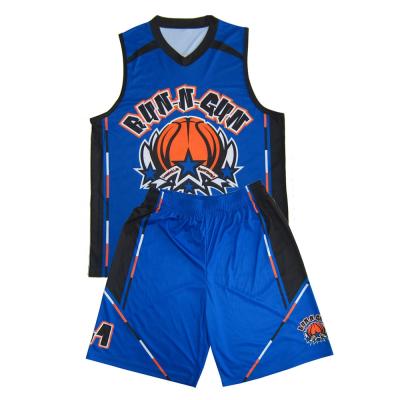 China Breathable Youth V-Neck Basketball Uniforms Boys Basketball Tank Tops for sale