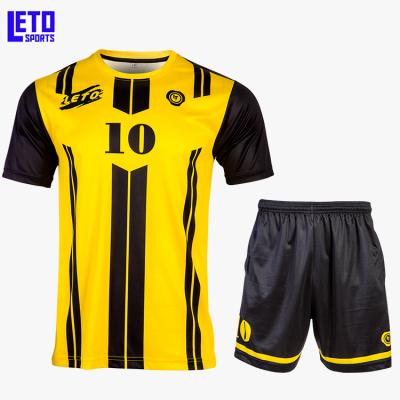 China Custom Sets Football Wear Make New Design Soccer T-shirt Sublimated Football Jersey Sets for sale