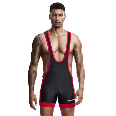 China Breathable Wholesale Singlet Mens Lycra Wrestling Wrestling Suits for sale