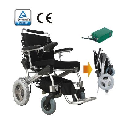 China Hot Selling Foldable Lightweight Electric Men's Portable Power Wheelchair With 12