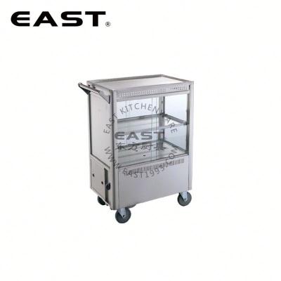 China Stainless steel hand gas cart for dim sum cart cart 111701 for sale