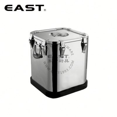 China Square Stainless Steel Transit Heat Insulation Rice Barrels Rice Container 105751 for sale