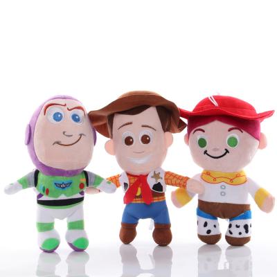 China Buzz Lightyear Plush Toys Cup Woody Story Collection Cartoon 8 Inch Suction Figure Plush Toys Stuffed Buzz Astronaut Anime Doll for sale