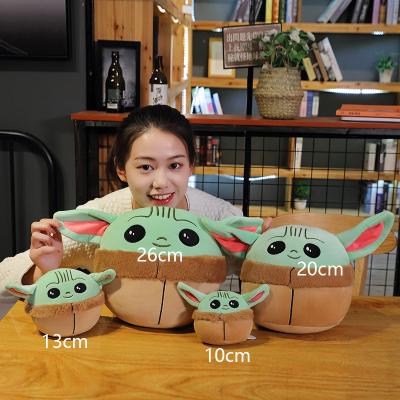 China High Quality Super Elastic Plush Toy Around Game Gifts 13CM Master Yoda Stuffed Doll Master Yoda Pillow Baby Yoda Plush For Kids for sale