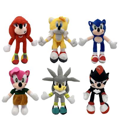 China Supersonic Plush Doll 28CM Sonic Hedgehog Plush Toy High Quality Mouse Plush Toy Ultrasonic Doll Children's Gift for sale