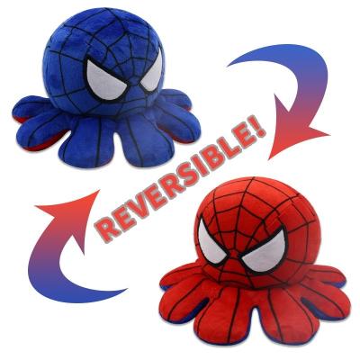 China High Quality Plush Flip Spiderman Octopus Plush Toy 20cm With Double-Sided Flip Doll Octopus Doll Factory Direct Sales Various Colors for sale