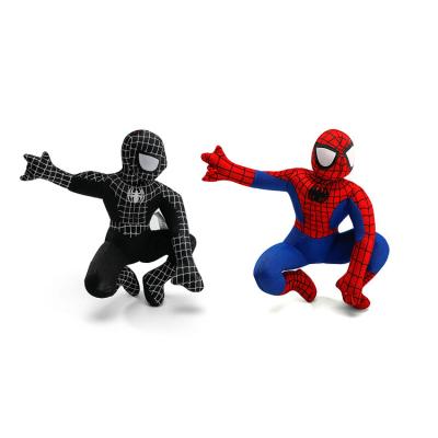 China Spiderman Plush Doll 25CM Cartoon Spiderman Plush Toy Large Doll Ragdoll Children's Birthday Gift for sale