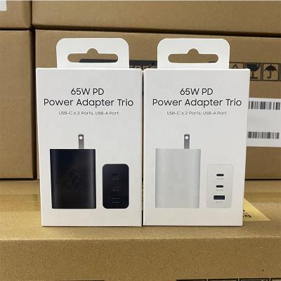 China High Speed Type-C Adapter Fast Charging PD 65W US Super Fast Type C Chargers For Samsung S21 Plus S22 T6530 USB-C Power Adaptor for sale