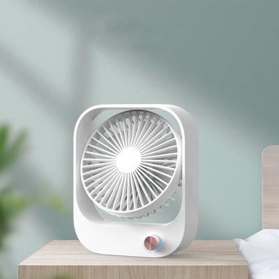 China Hotel 2000mah Battery 7 Blades Mini Cooling Fan Stepless Control USB Table Personal Desktop Fan kc for sale