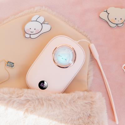 China Hotel Factory Price Pocket Hand Warmer USB Rechargeable Hand Warmer Power Bank For Winter for sale