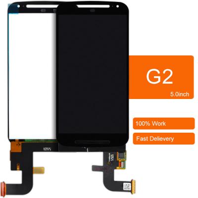 China Motorola Moto G2 LCD Display Touch screen with digitizer Assembly Black color for sale