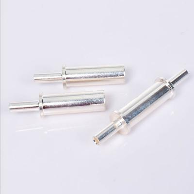 China High Current Charging Silver PCB Stack Pin Copper Brass Terminal Electrical Male Plugs For New Energy Electric Car for sale