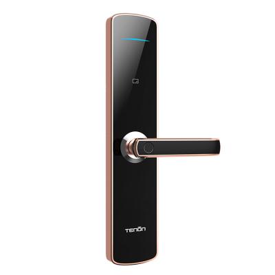 China Wooden or Metal Doors Tenon Fireproof E3c Pin Code Digital Door Lock Security Fingerprint Smart Combination Lock for sale