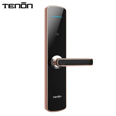 China Battery Zinc Alloy Smart Door Lock Maker Smart Doors Wood or Metal Lock For Main Door Slim Digital Door Lock for sale