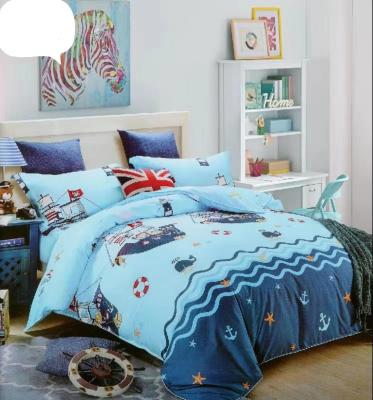 China Fashion Non-Toxic Sheet Textured Bedset 100% Cotton Comforter Cover Set Bedspread Bedding Set Fashionable for sale