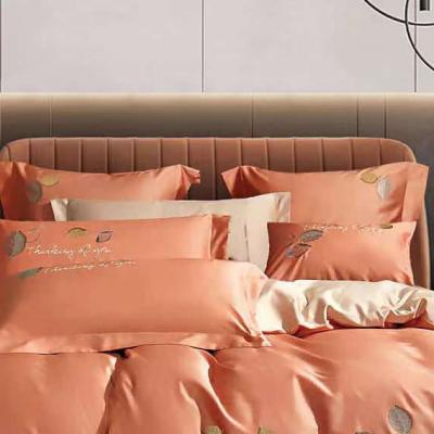 China European and American Style Nondisposable Customized Size Bed Sheet Set Single 100% Cotton Comforter Cover Pillowcases Bedding Sets Fitted Sheet for sale