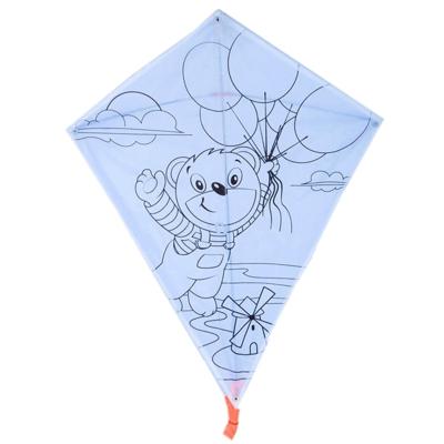 China Polyester Drawing Empty DIY Kite for sale