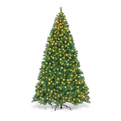 China Christmas Decoration Factory Wholesale Custom Christmas Decoration PVC/PE/PET Size Of Christamas Cheap Plastic Artificial Christmas Tree From 120cm To 240cm With Lights for sale