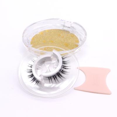 China Reusable Lashwood Eyelash Packaging Eyelash Customized 5 Pair 3D Box Silk Lashes for sale