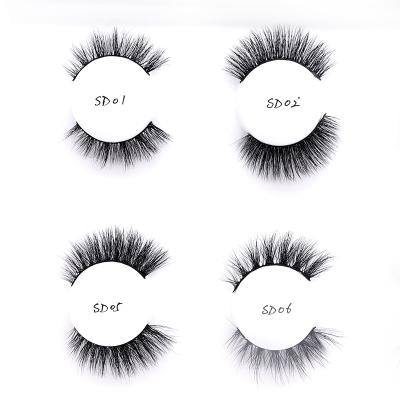 China Natural Free Sample Colored Lashes 9d Colored Mink Lashes Colored Mink Eyelash for sale