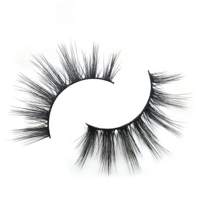 China Best Selling Full Volume False Eyelash Synthetic Lashes 25mm 3D Artificial Mink Eyelashes for sale