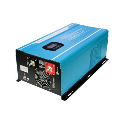 China AC 120v 240v 110v DC12V 24V 48V Solar Power System With Battery Charger Ups Split Phase 3kw 5kw 6kw Pure Sine Wave Hybrid Solar Inverter for sale