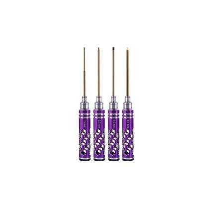 China Titanic RC Hobby Hand Screwdriver Tool Kit 1.5mm 2.0mm 2.5mm 3.0mm Hex Screw Set for sale