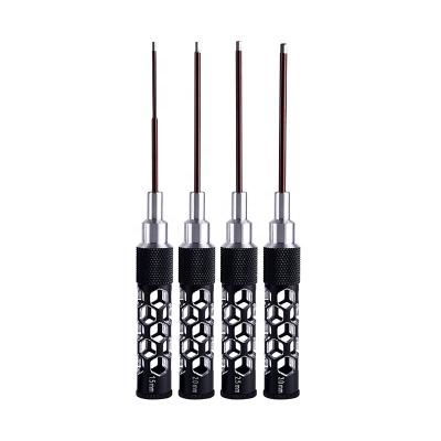 China Rc Hobby Classic Black Titanium Hex 1.5 2.0 2.5 3.0mm RC Car Tool Tray Screwdriver Set For Rc Helicopte for sale