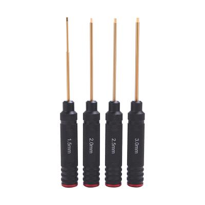 China RC Hobby Grind Sandy Bladk model 1.5/2.0/2.5/3.0mm hex rc screwdriver tool screwdriver set wrench kit for rc hobby repair for sale