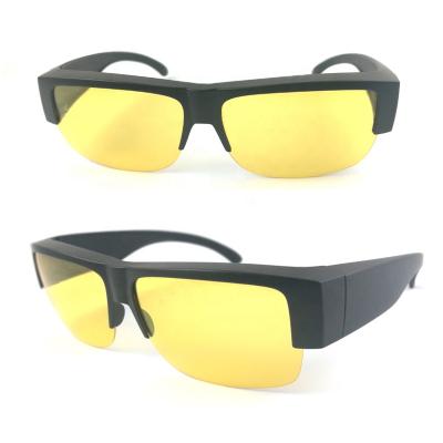 China Fashion Sunglasses Half Frame Glasses Night Vision Good Quality TR90 Polarized Lenses for sale