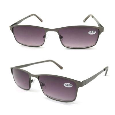 China Slim Custom Metal Sun Reading Glasses for sale