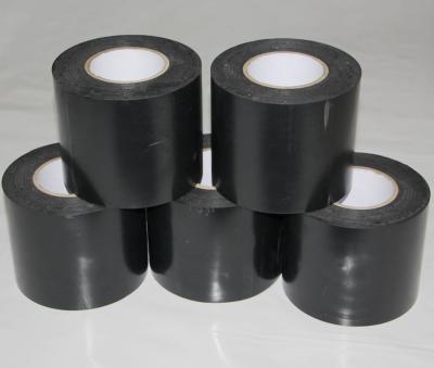 China 0.4mm Insulation PVC Self Adhesive Tape Wrapping For Oil Gas Water Steel Pipe for sale