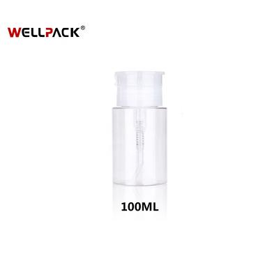 China Cosmetic Packaging PETG PET Nail Polish Remove Bottle for sale