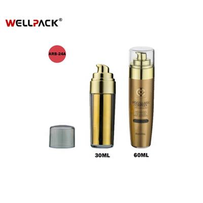 China Cosmetic Packaging Vacuum Bottle Plastic Acrylic Airless Bottle 30ml 50ml 80ml for sale