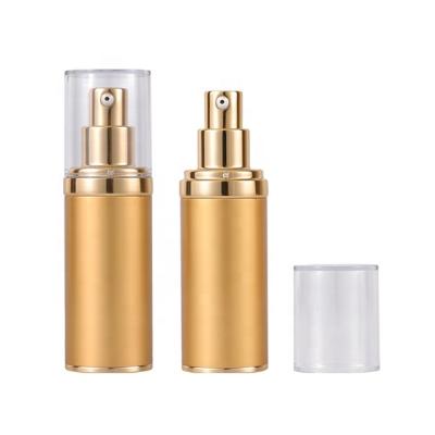 China Cosmetic Packaging 30ml 50ml Aluminum Bottle Lotion Bottle for sale