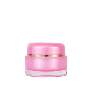 China Luxury Cosmetic Packaging 15ml 30ml Cosmetic Cream Jar Acrylic Jar for sale