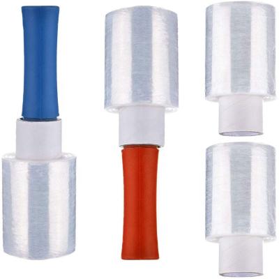 China Factory Mini Stretch Wrap Film With Plastic Handle Moisture Proof for sale