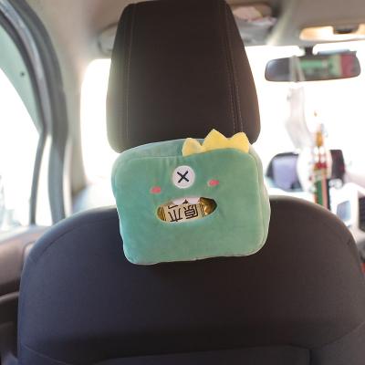 China Plush ready to ship tissue box mutiple colors mutiple one-eyed monster soft tissue box for car for sale