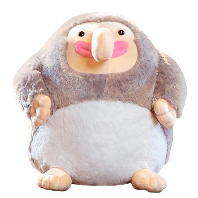 China Unique Design Soft Plush Animal Can Add LOGO Soft Monster Lips Nozzle Monkey Sausage Shaped Toys for sale