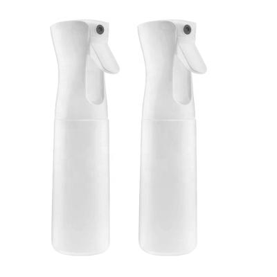 China Personal Skin Care Packaging 200ml Continuous Fine Mist Sprayer / White Plastic Trigger Spray Bottle For Hair for sale