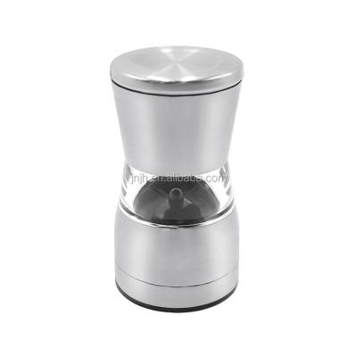 China Viable Wholesale Packing Mini Manual Stainless Steel Grinder Salt Pepper Mill for sale