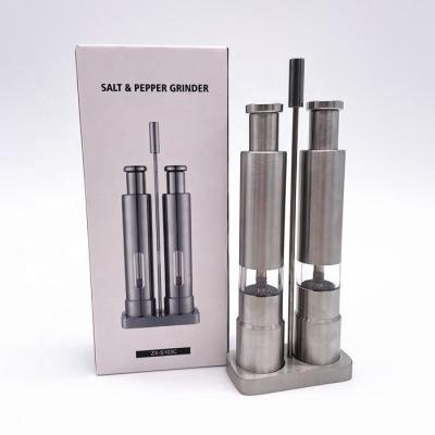 China Manual Stainless Steel Salt Mill and Pepper Grinder CLASSIC for sale