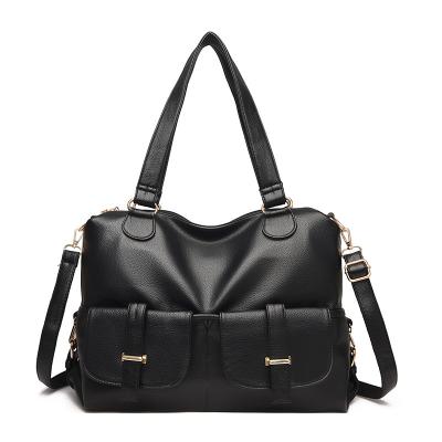 China Other Retro Soft Leather Handbag 2022 New Full Women's Bag Multi-Layer Matching Large Capacity Handbag for sale